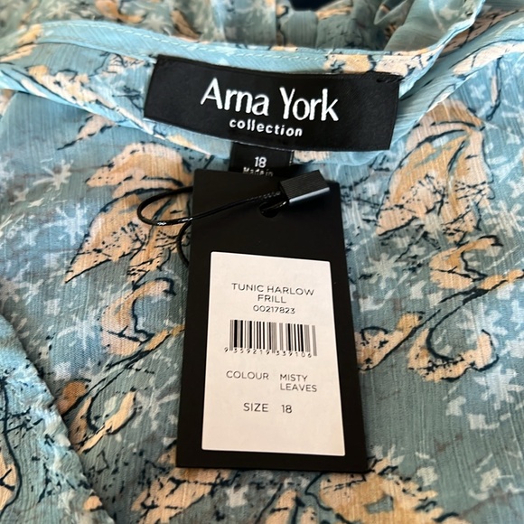 Arna York Collections TUNIC HARLOW FRILL (size 18) Plus - Picture 16 of 16